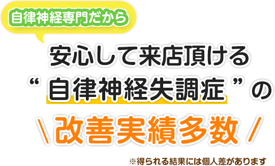 自律神経専門だから安心して来院頂ける“逆流性食道炎”の改善実績多数